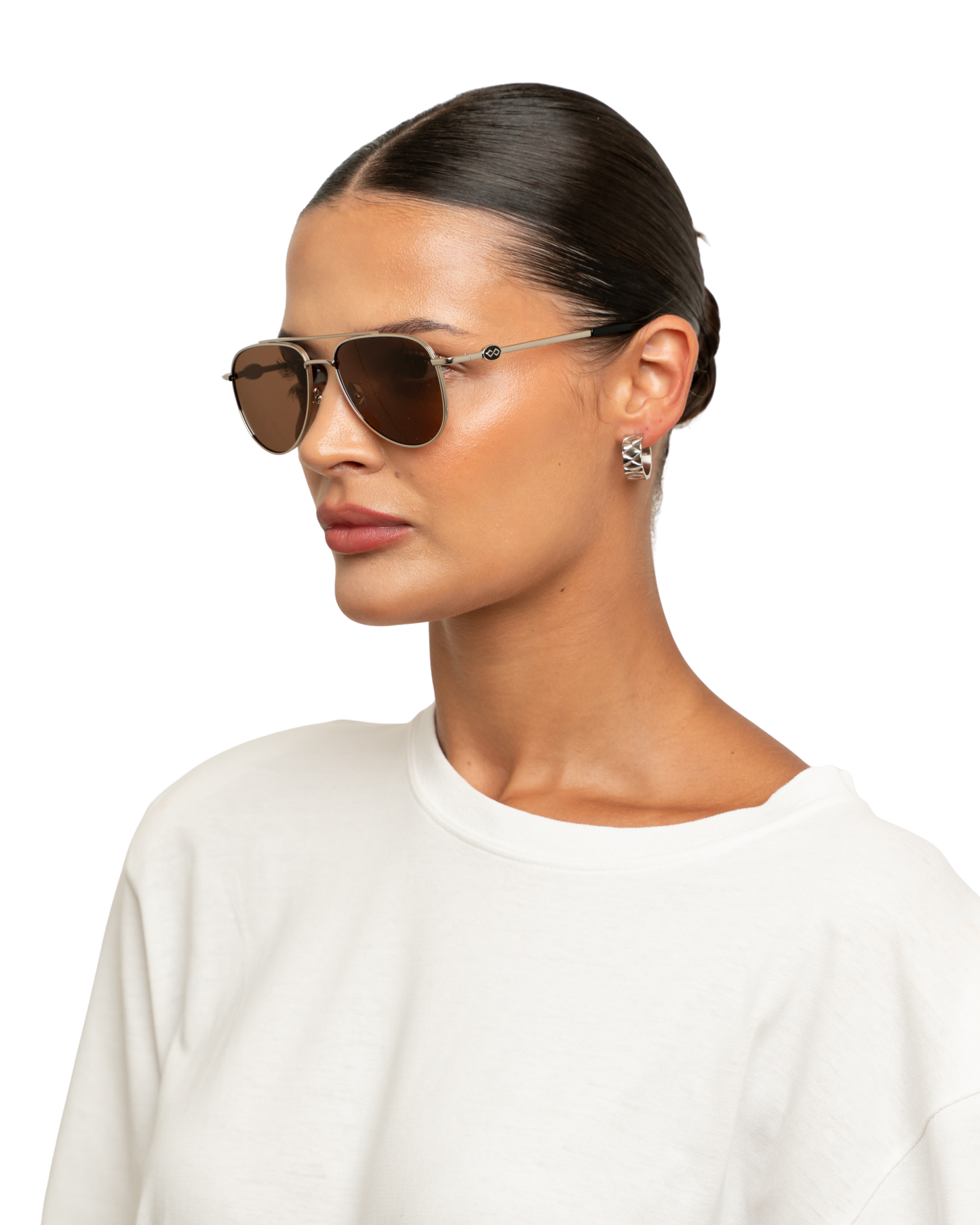 Aya - Brown Sunglasses