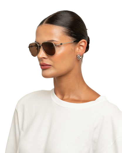 Aya - Brown Sunglasses