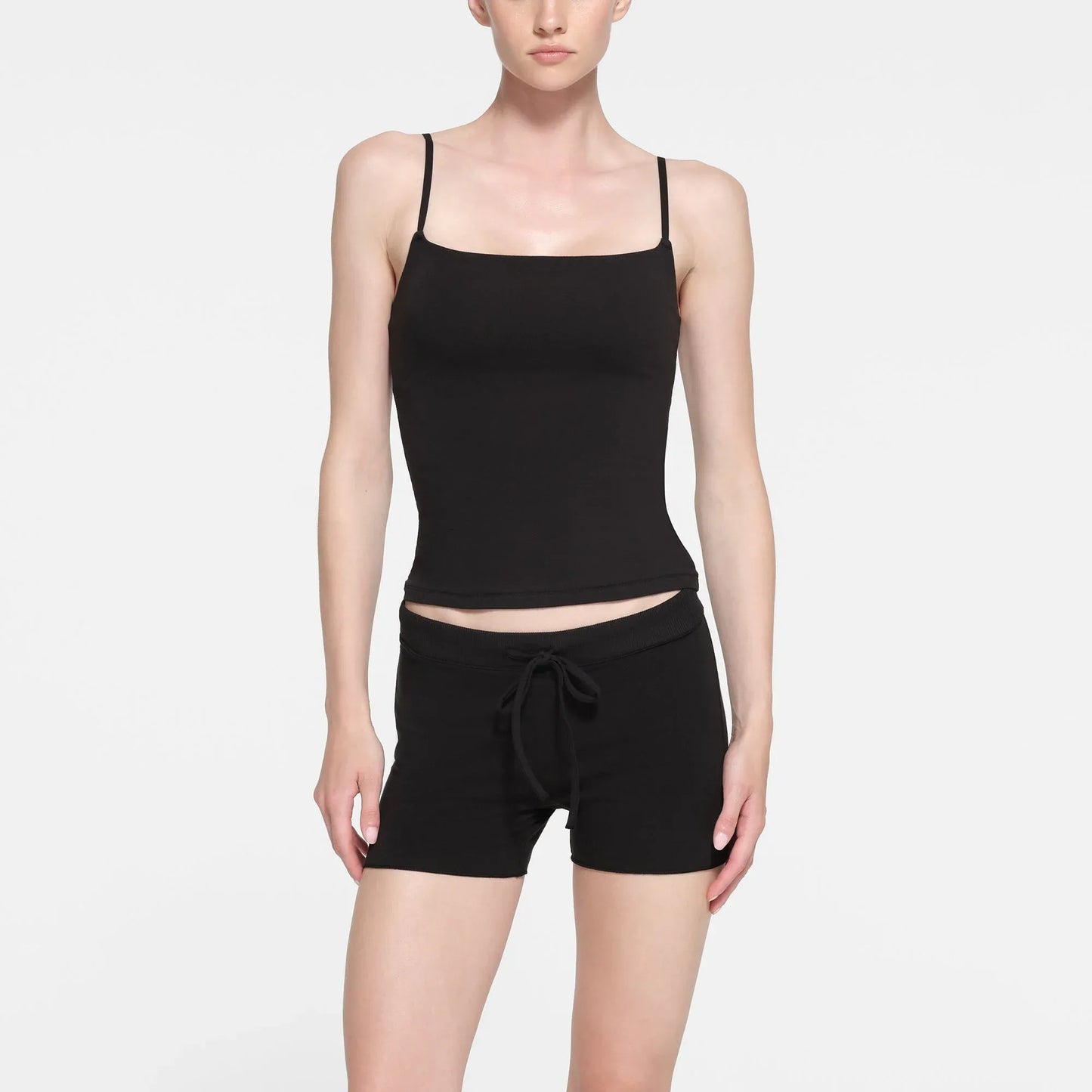 Skims Cotton Jersey Short Sugar Ultra Soot