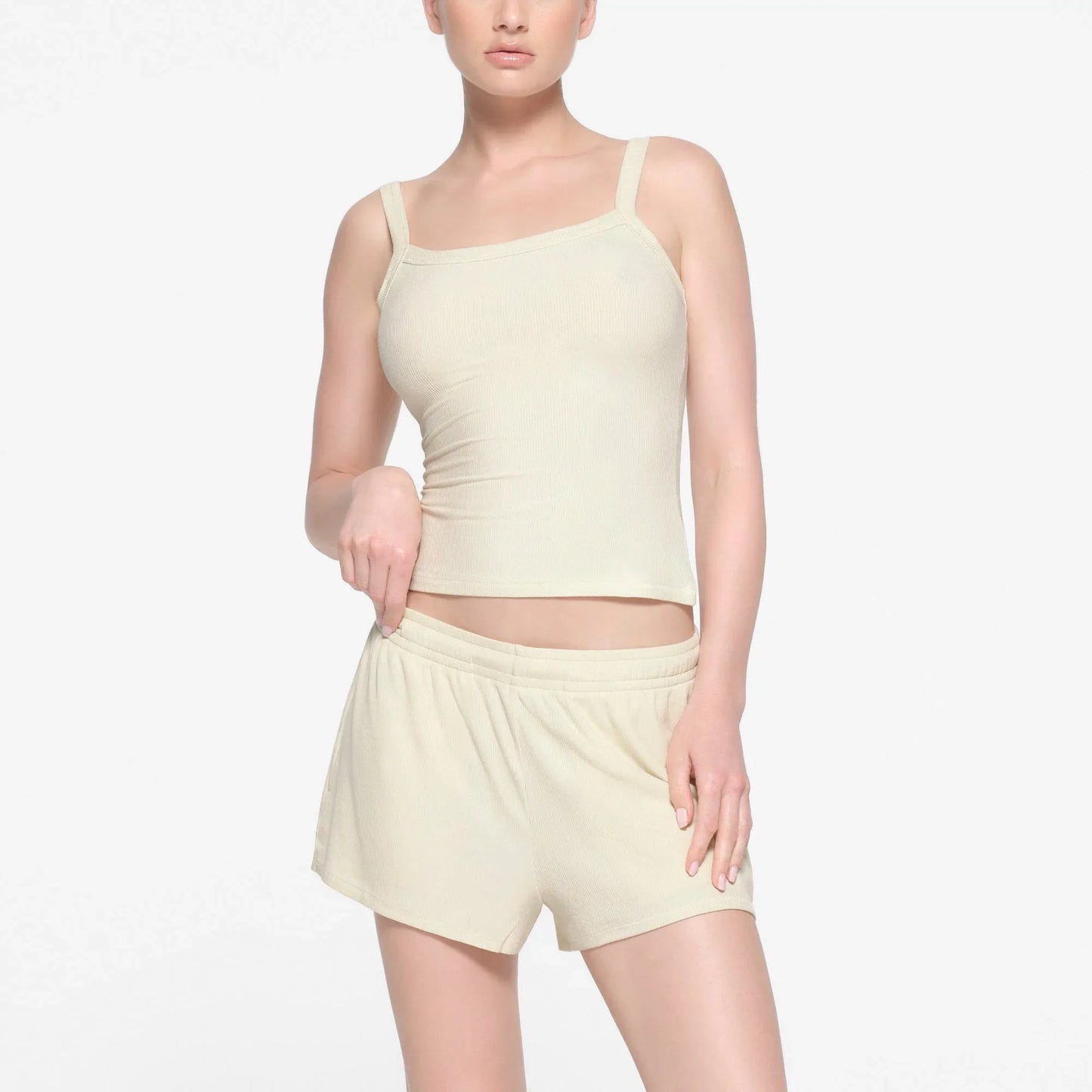 Skims Soft Lounge Loose Short Bone