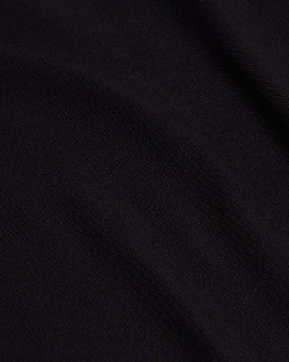 CSB Foldover Jersey Capri Leggings | Black