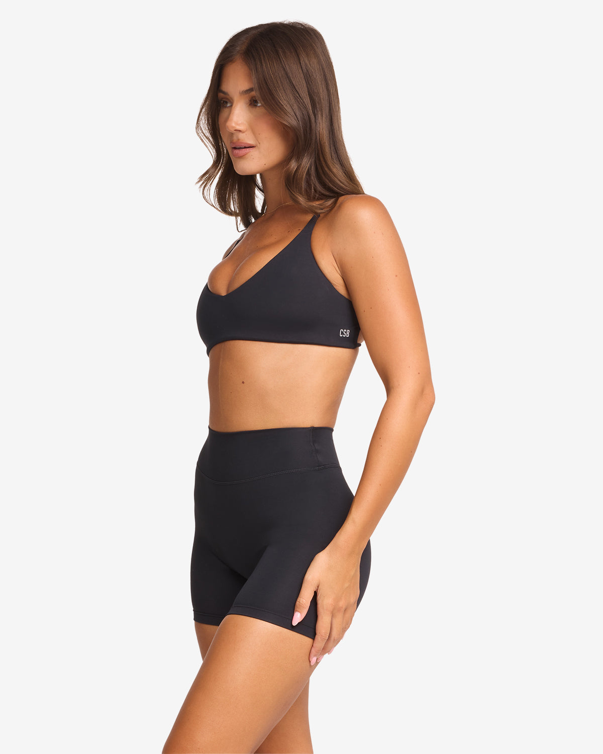 CSB Form Hailey Crop | Black