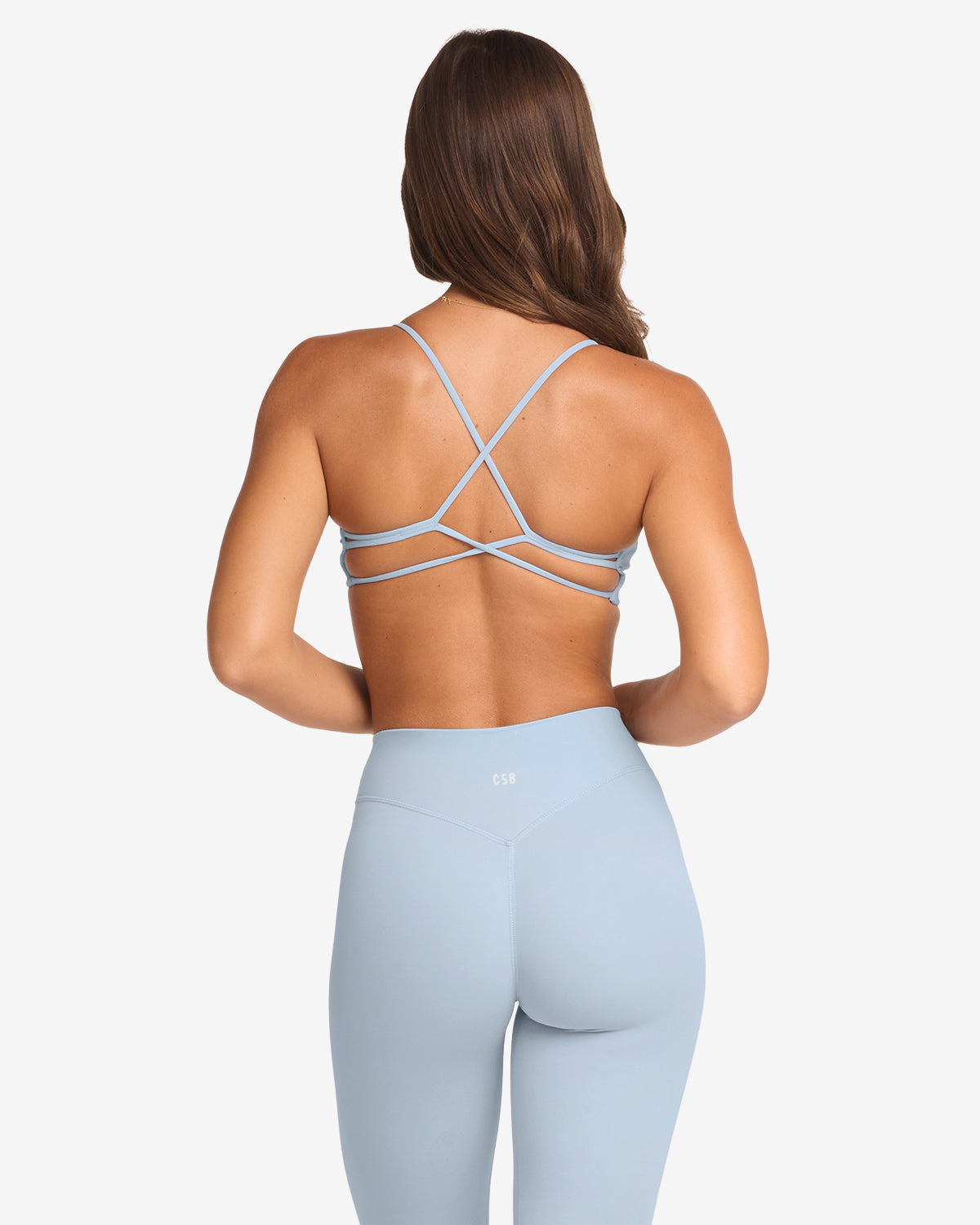 CSB Form Hailey Crop | Dusty Blue
