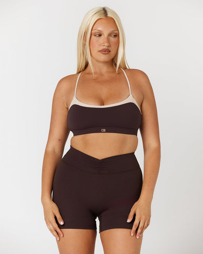 CSB Form Gia Crop | Espresso Two Tone