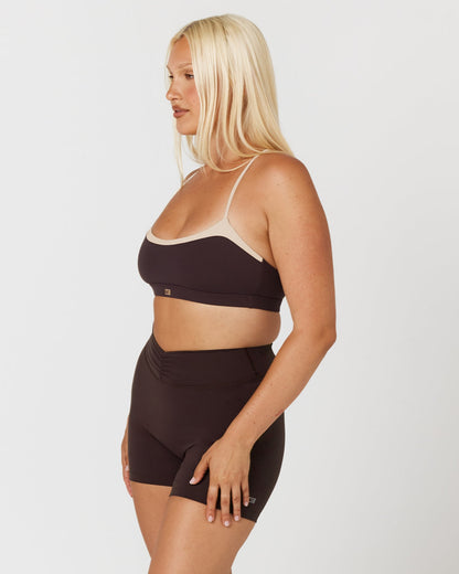 CSB Form Gia Crop | Espresso Two Tone
