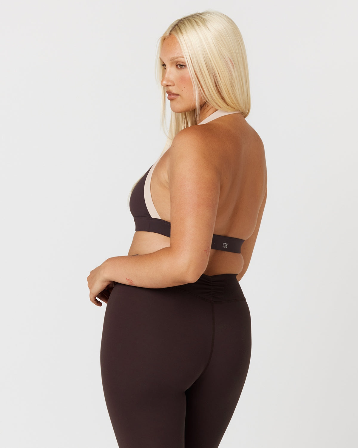 CSB Form Alani Crop | Espresso Two Tone