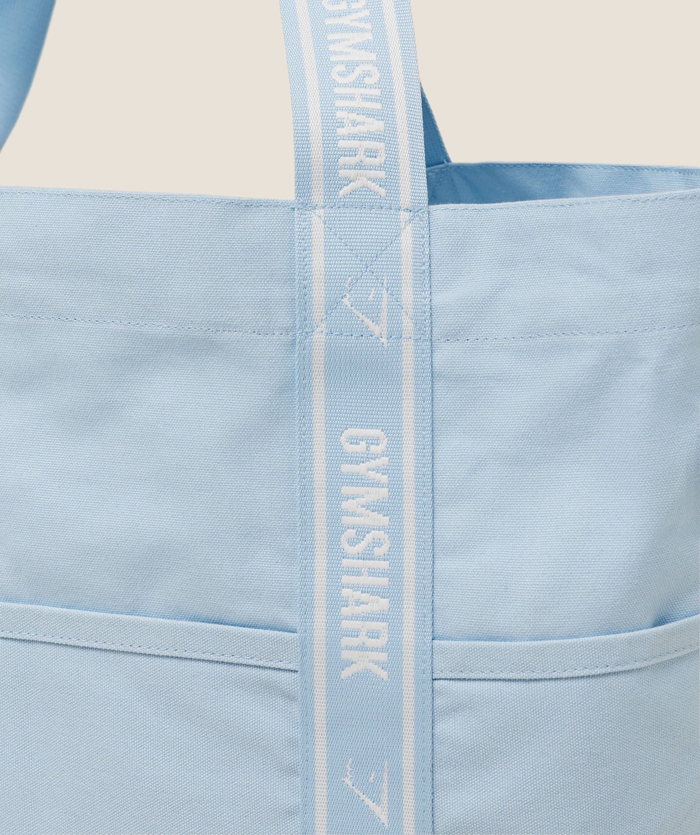 GYMSHARK Logo Tote Chilled Blue
