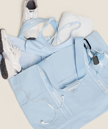 GYMSHARK Logo Tote Chilled Blue