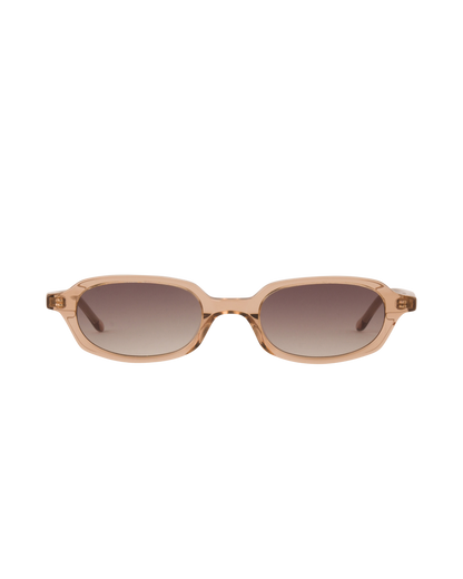 Carolyn - Clear Brown Sunglasses