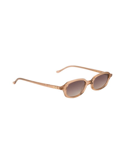 Carolyn - Clear Brown Sunglasses