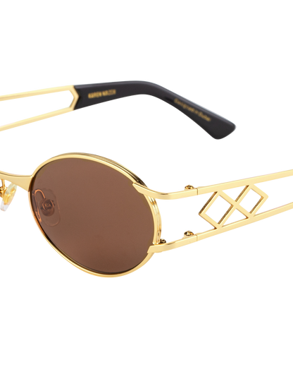 Carrie - Brown Sunglasses