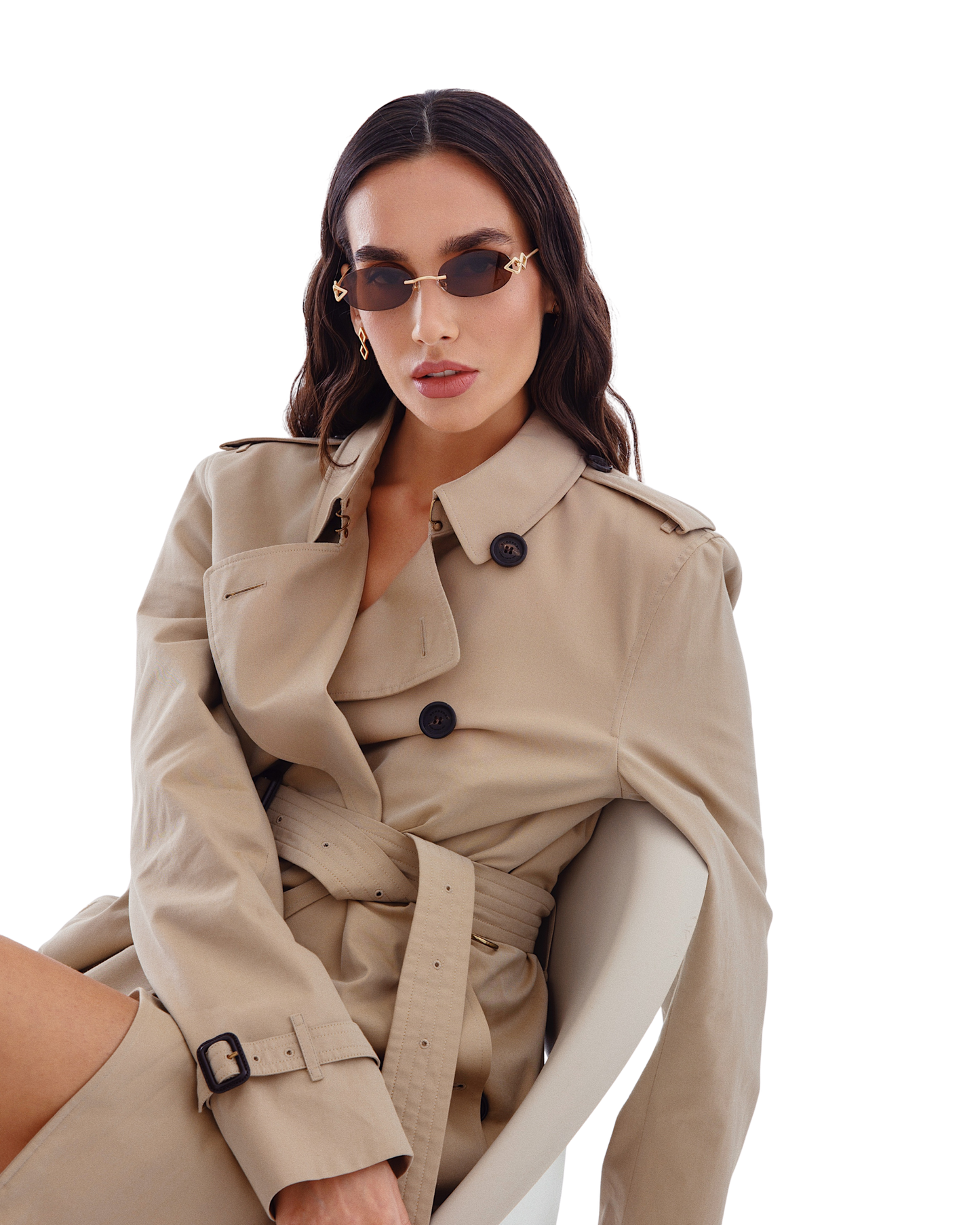 Cleo - Brown Sunglasses