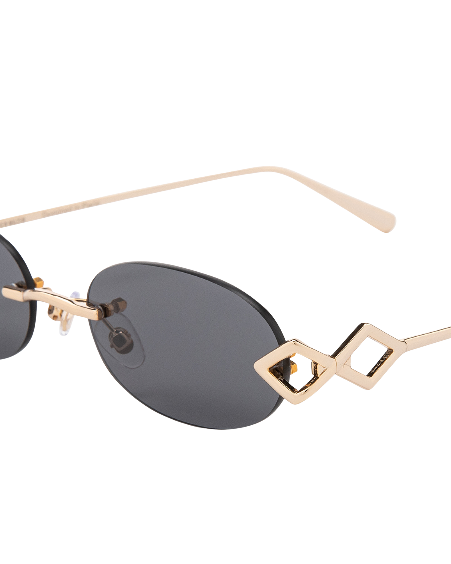 Cleo - Black on Gold Sunglasses