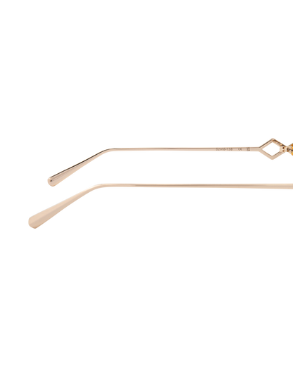 Cleo - Black on Gold Sunglasses