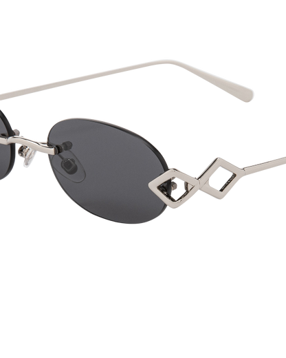 Cleo - Silver Sunglasses