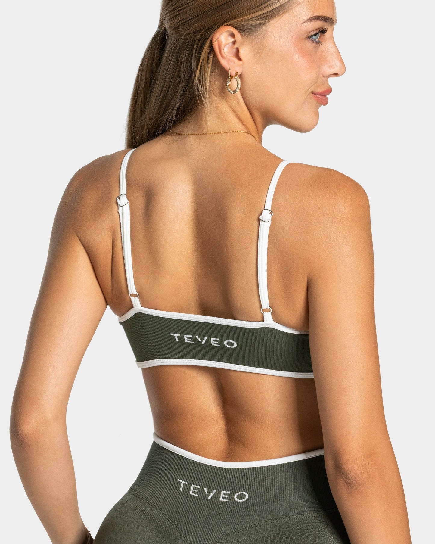 TEVEO Reggiseno Contrastline "Cachi"