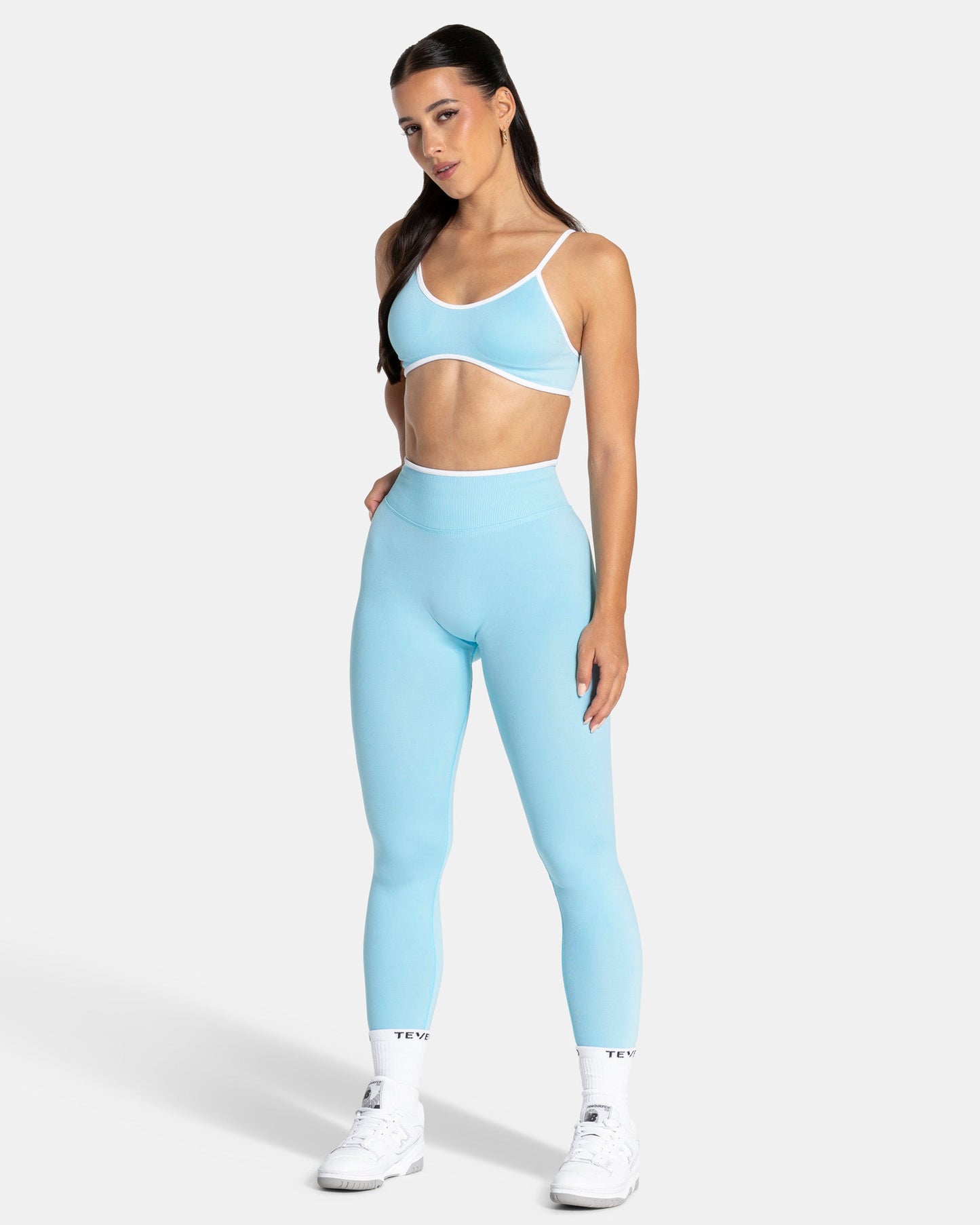 TEVEO Reggiseno Contrastline “Arctic Blue”