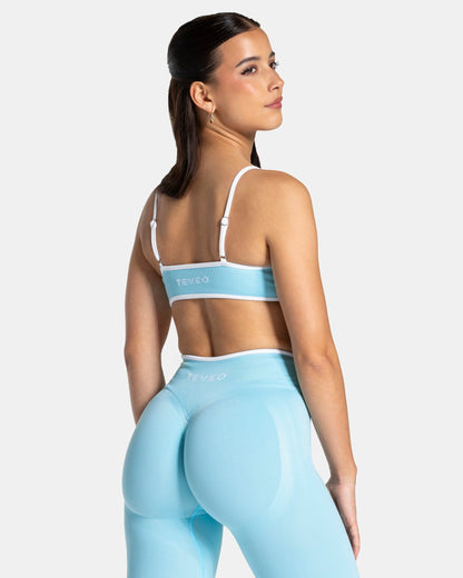 TEVEO Reggiseno Contrastline “Arctic Blue”