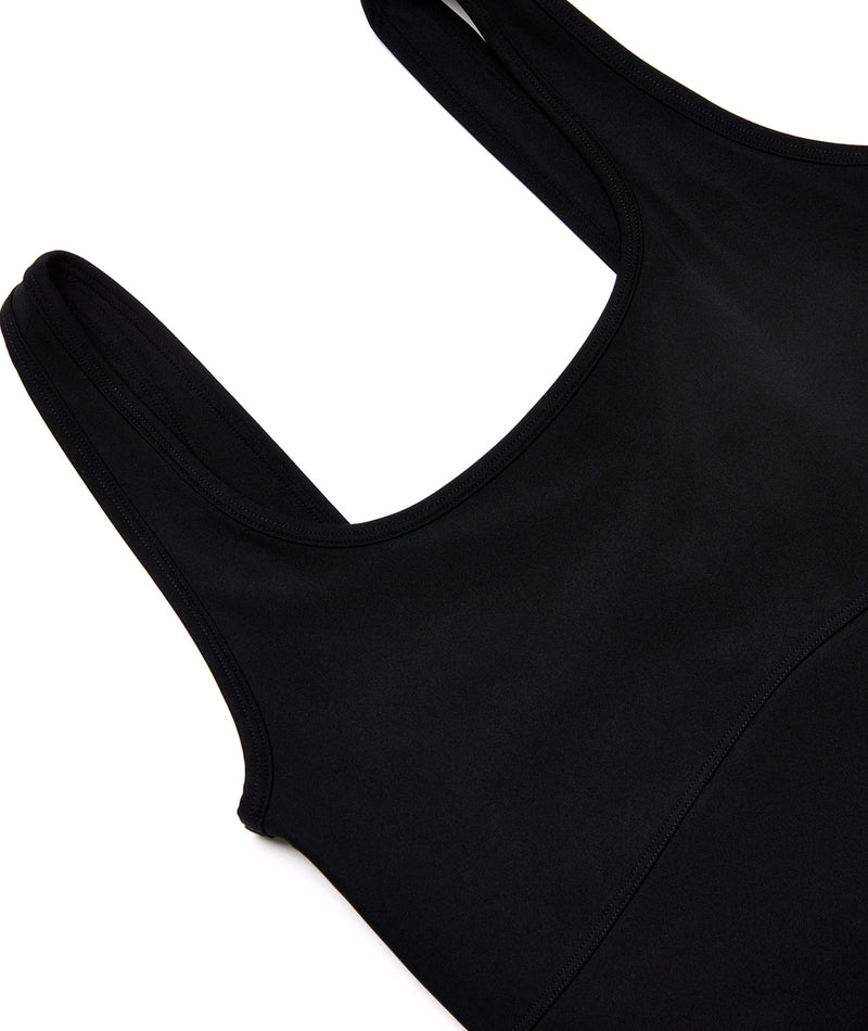 VEHLA CROPPED TANK - BLACK