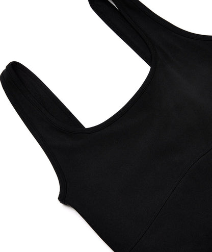 VEHLA CROPPED TANK - BLACK