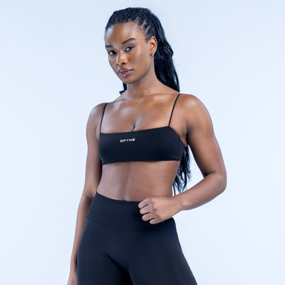 DFYNE Defy Strappy Bra Midnight Black