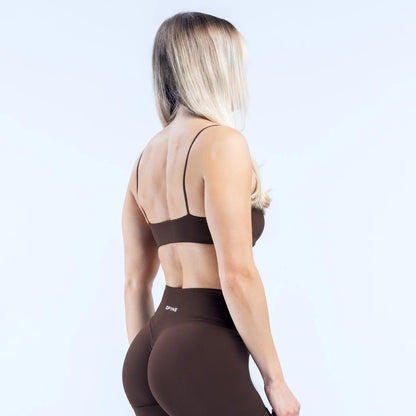DFYNE Defy Strappy Bra Umber