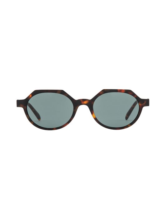 Drew - Green on Tortoise Sunglasses