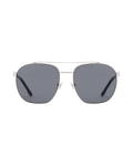 Ella - Black on Silver Sunglasses