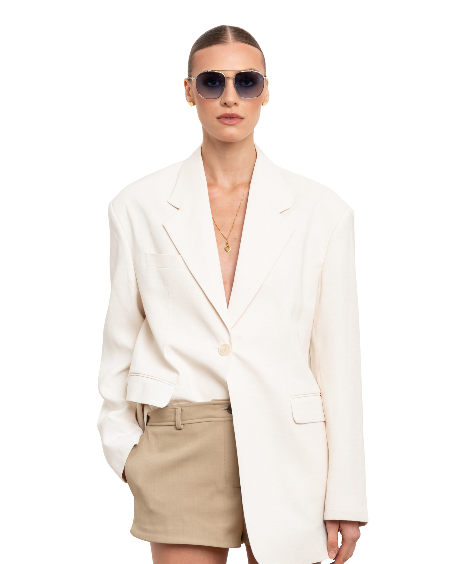 Ella - Light Blue Sunglasses
