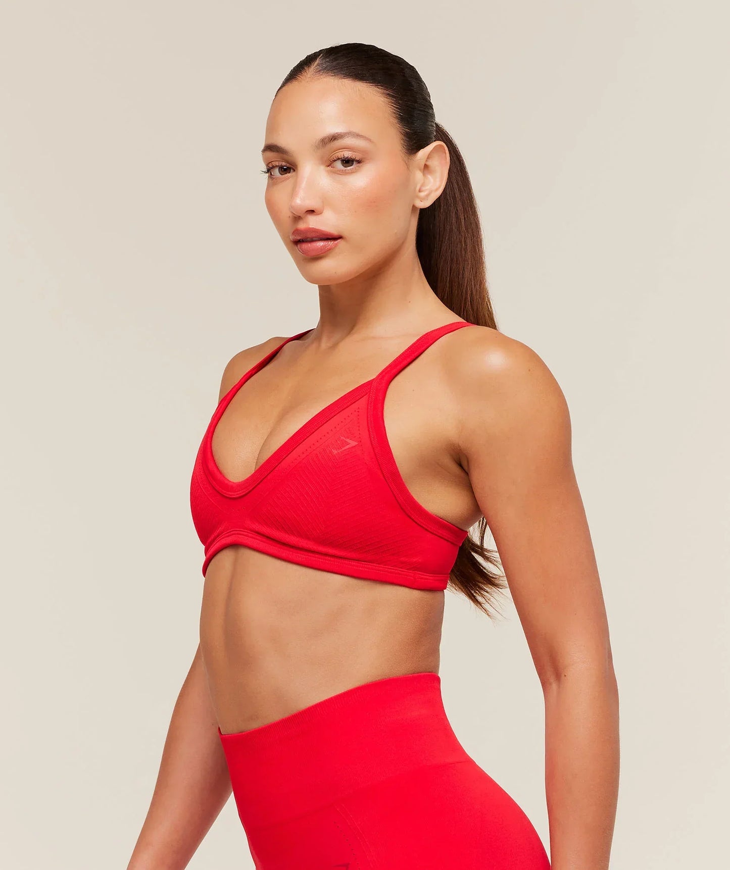 Gymshark Energise Seamless Sports Bra - Athletic Red