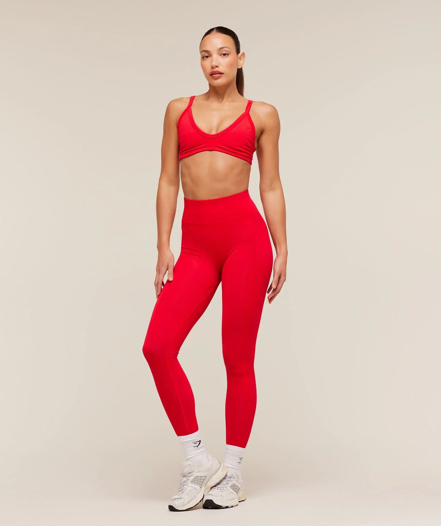 Gymshark Energise Seamless Sports Bra - Athletic Red