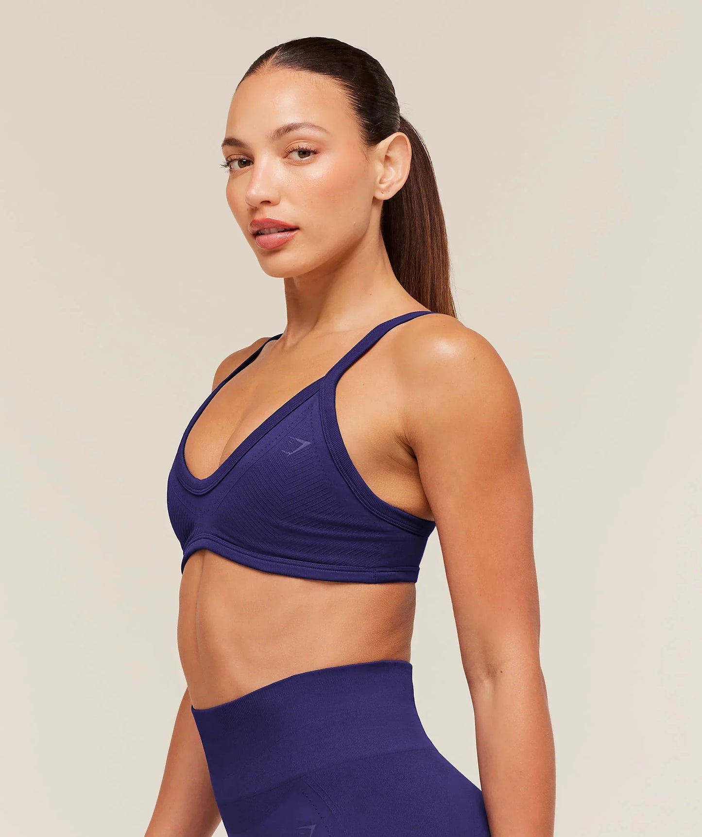 Gymshark Energise Seamless Sports Bra - Indigo Purple