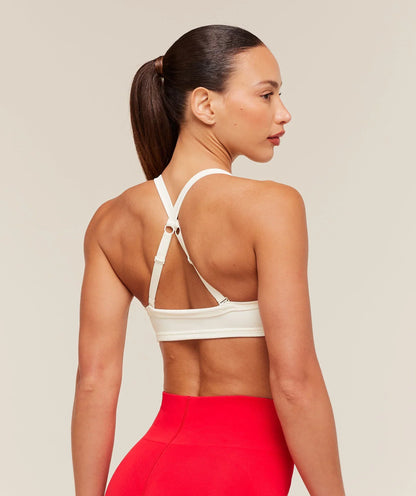 Gymshark Energise Seamless Sports Bra - Soft White