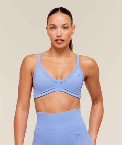 Gymshark Energise Seamless Sports Bra - Steady Purple