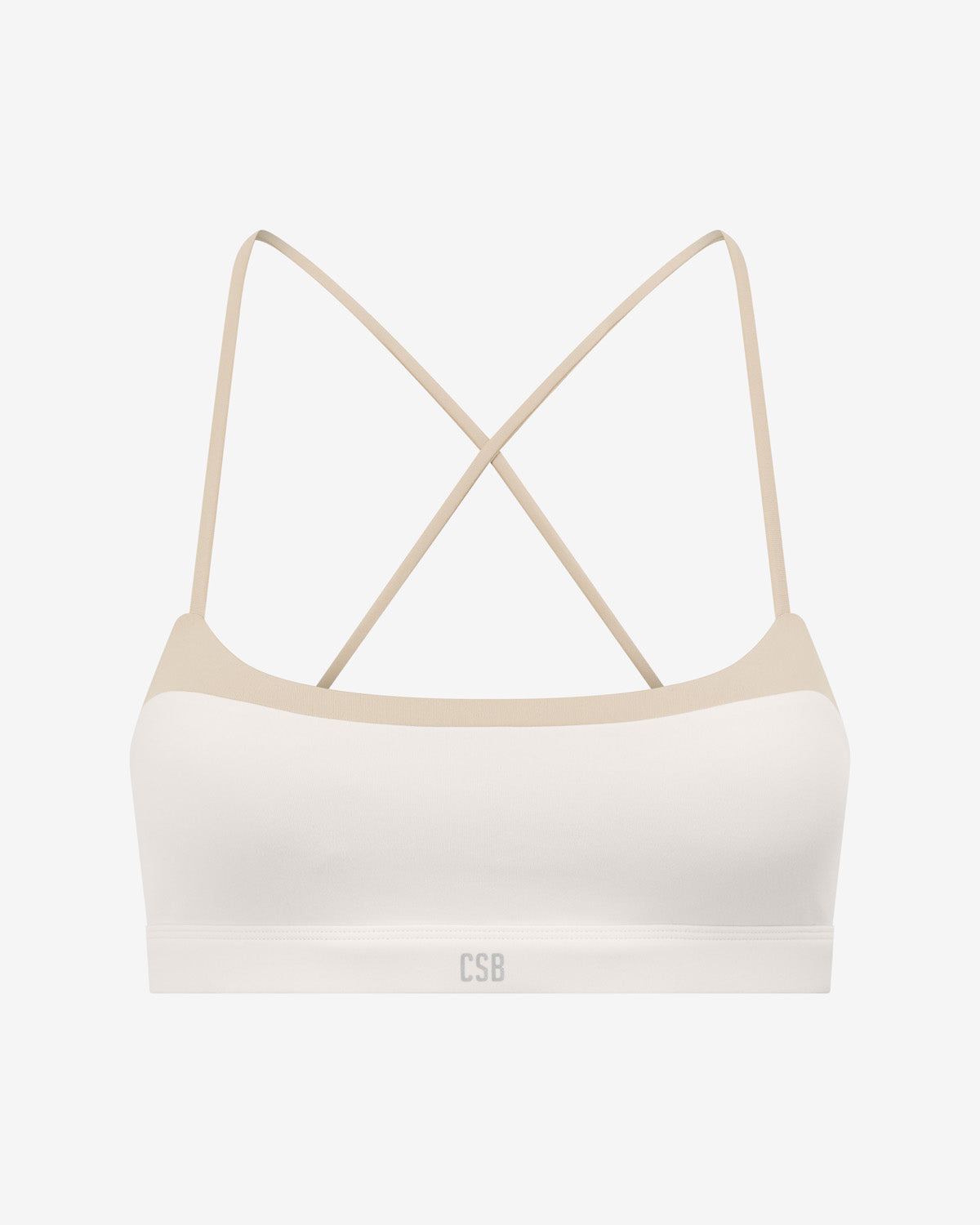 CSB Form Gia Crop | Vanilla Two Tone