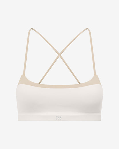 CSB Form Gia Crop | Vanilla Two Tone