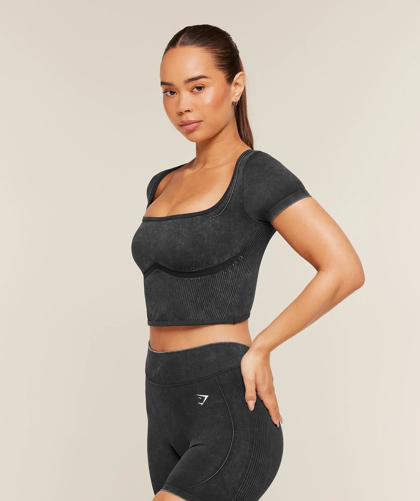 Gymshark x Bratz Crop Top Black