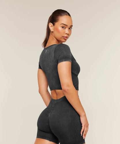Gymshark x Bratz Crop Top Black
