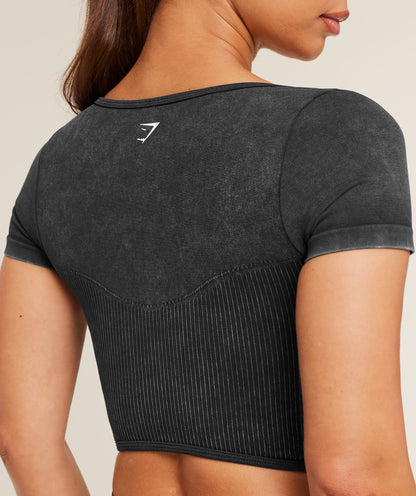 Gymshark x Bratz Crop Top Black