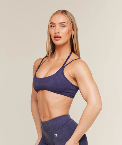 Gymshark x Bratz Light Support Sports Bra - Indigo Purple