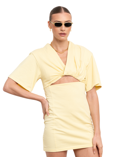 Gala - Black on Yellow Sunglasses