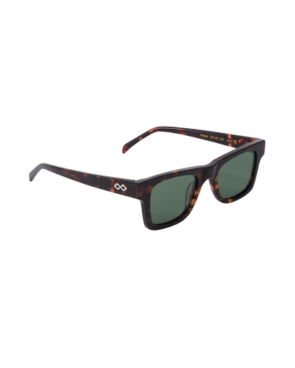 Harper - Green on Tortoise Sunglasses