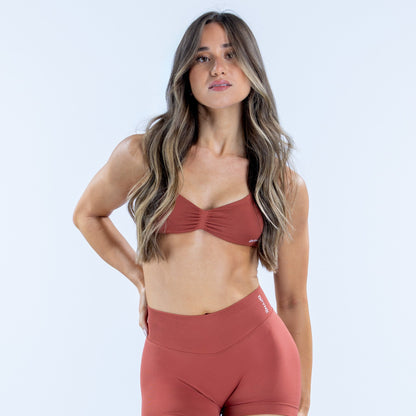 DFYNE Impact Strappy Bra Copper