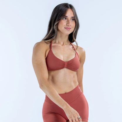 DFYNE Impact Strappy Bra Copper