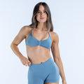 DFYNE Impact Strappy Bra Cornflower