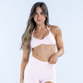 DFYNE Impact Strappy Bra Pearl Pink