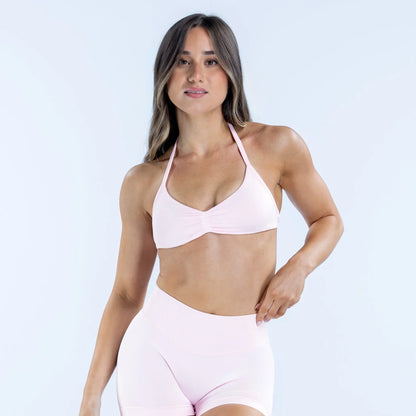 DFYNE Impact Strappy Bra Pearl Pink