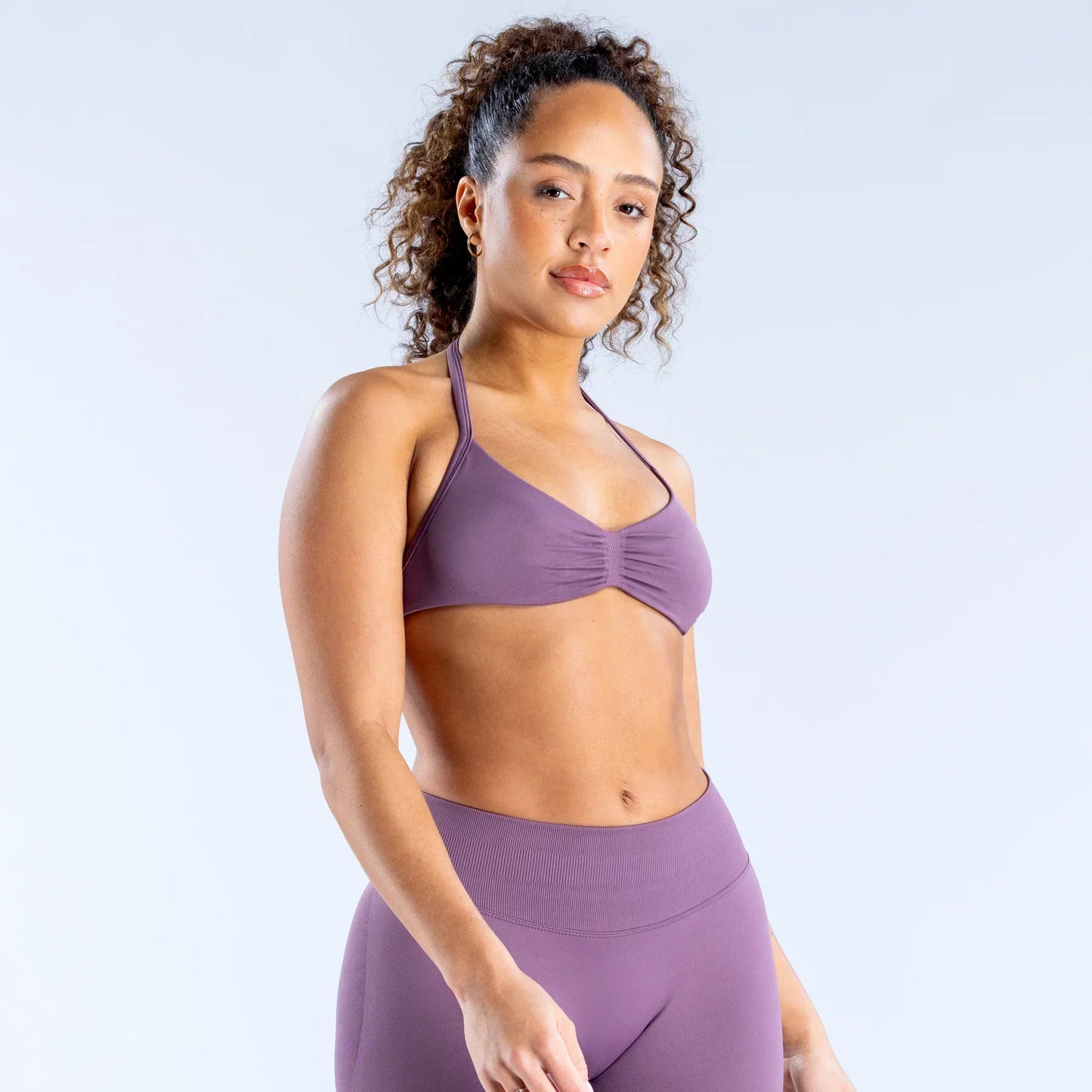 DFYNE Impact Strappy Bra Grape