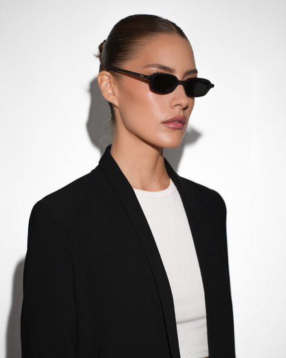 Carolyn - Black Matte Sunglasses