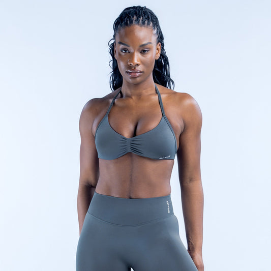 DFYNE Impact Strappy Bra Slate Grey